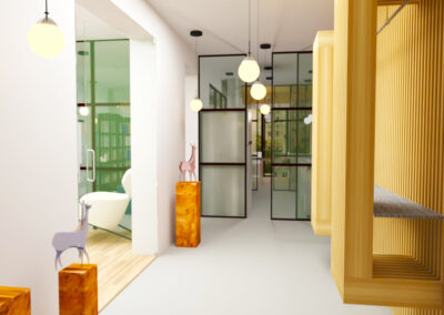 Előszoba erkély felől